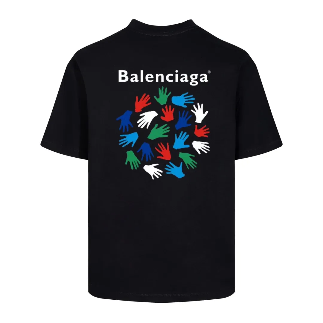 #「 Quality」 《BALENCIAGA 》24SS Classic T Quality - 2 - os 220 -26 280g - 320g - Quality ：Black White Size: XS-S-M-L